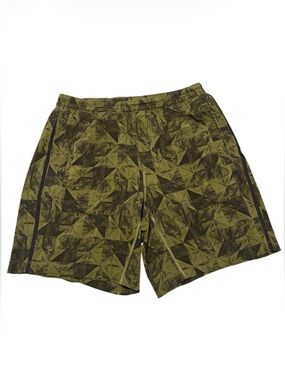 Lululemon Geometric Print Athletic Shorts Men’s Large